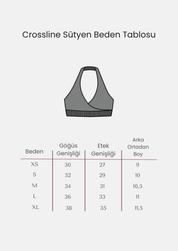 Rise Crossline Bra - True Black