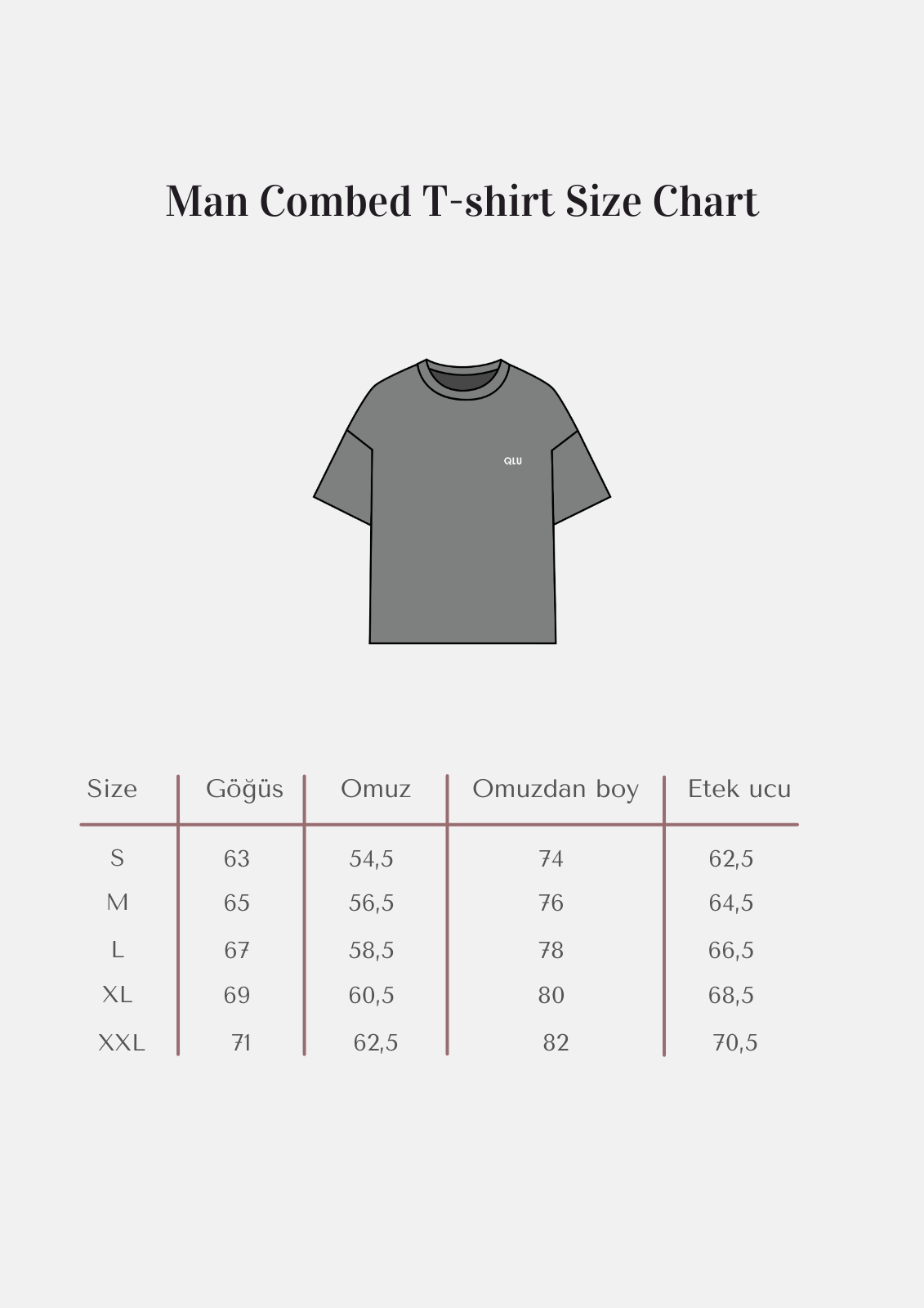 Rise Collection Erkek Combed T-Shirt – Dark Blue