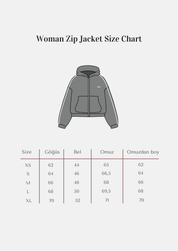 Rise Collection Kadın Zip Jacket – Velvet Red