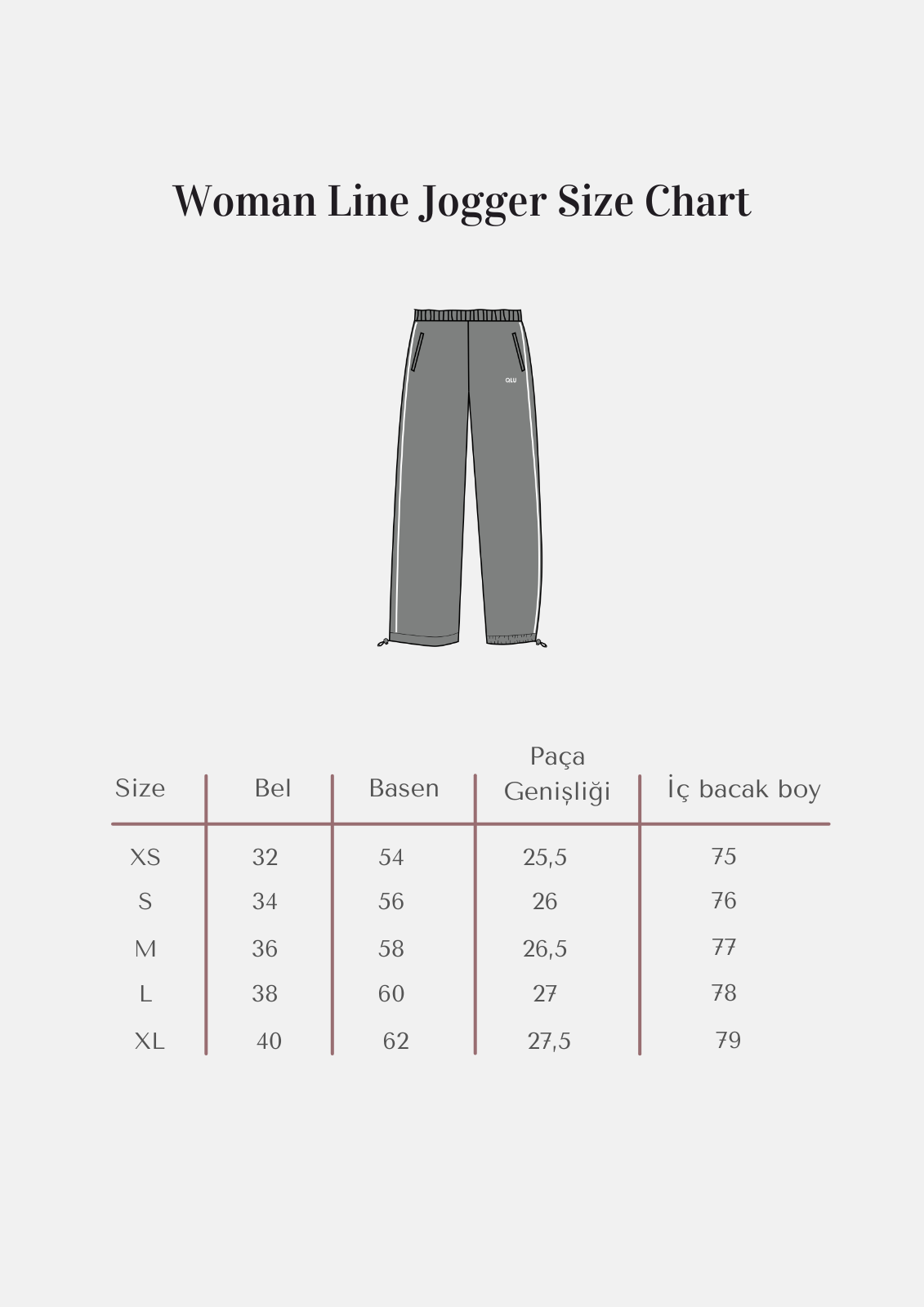 Rise Collection Kadın Line Jogger – Dark Blue