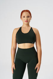 Qlu Attractive Collection Женский Бесшовный/Безшовный Спортивный Бра с Завязками на Спине