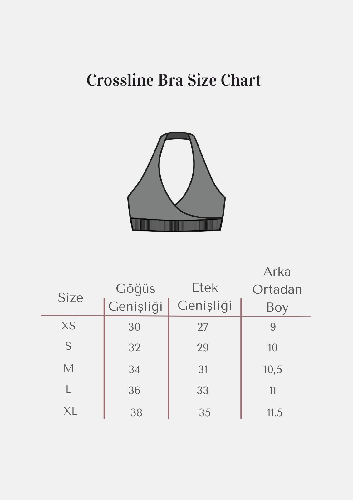 Rise Crossline Bra - True Black