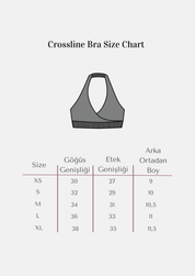 Rise Crossline Bra - True Black
