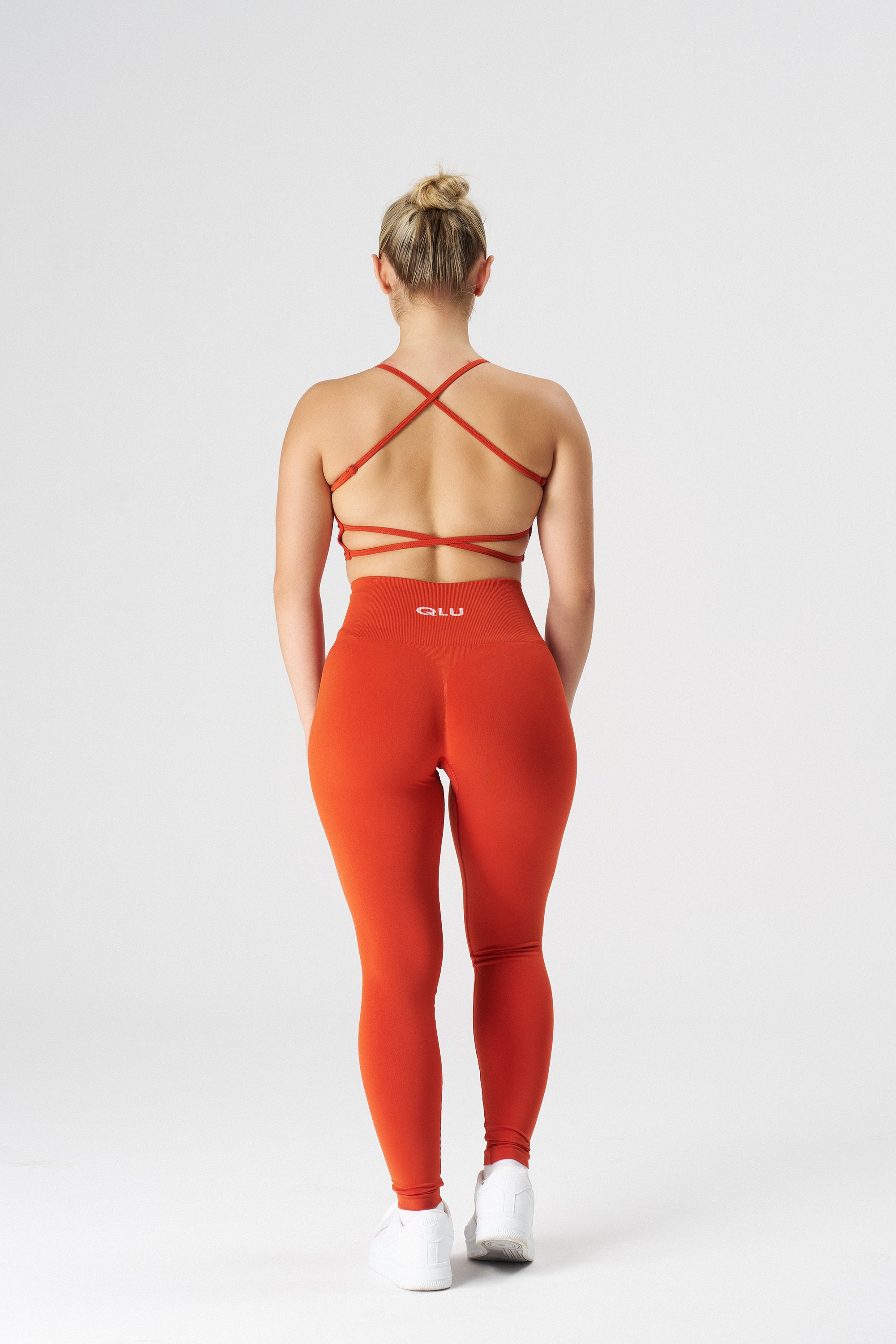 Qlu Attractive Collection Женские Бесшовные/Безшовные Скрач Тайтсы