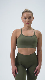 Qlu Attractive Collection Женский Бесшовный/Безшовный Регулируемый Шнурок Бра/Спортивный Бюстгальтер